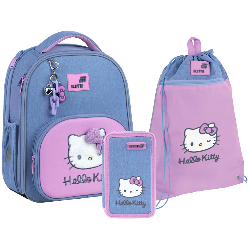 Школьный набор Kite Education Hello Kitty SET_HK26-556M (рюкзак, пенал, сумка)