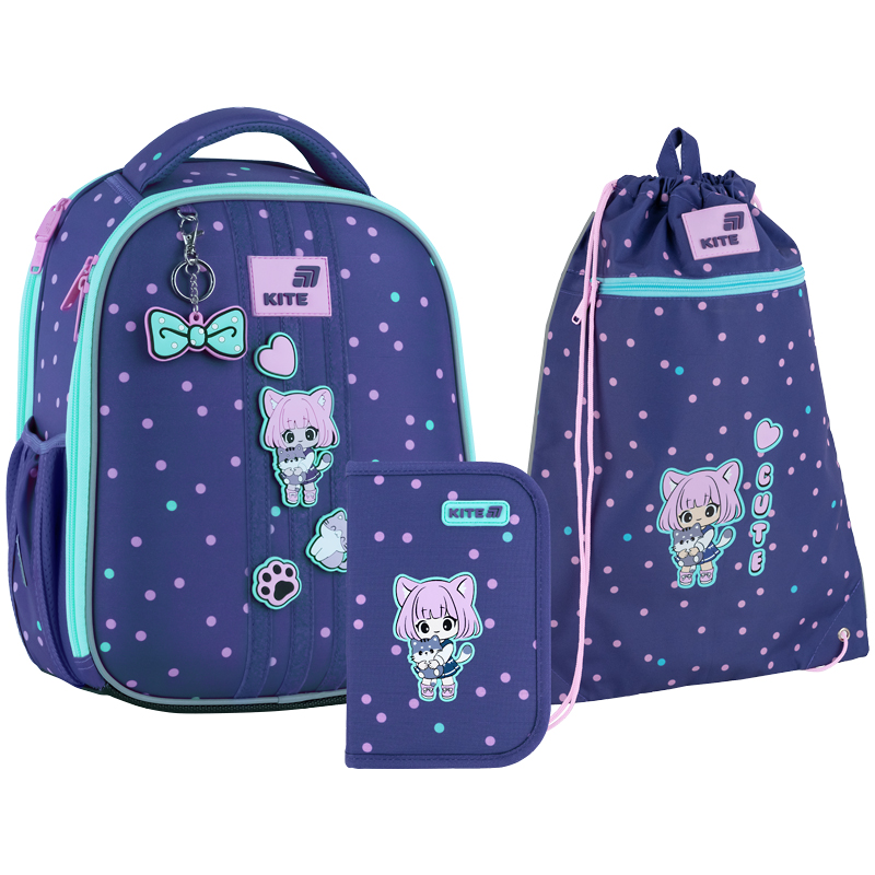 Школьный набор Kite Education Be Friends SET_K26-555S-3 (рюкзак, пенал, сумка)