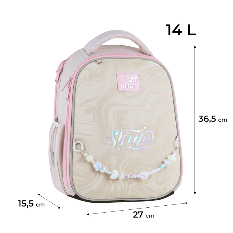 Rucsac școlar cu carcasă Dazzling K26-555S-2