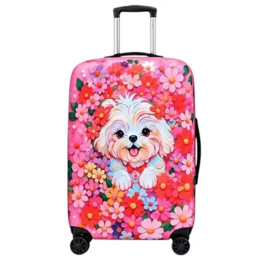 Husă de valiză cu imprimeu, mărimea L COVERBAG 111-L