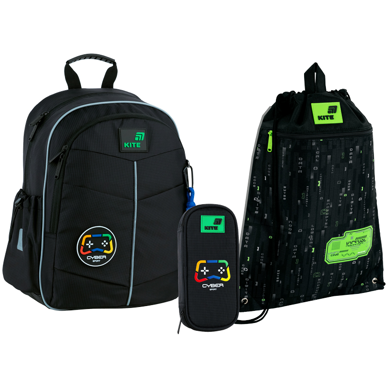 Set școlar Kite Education Cyber SET_K26-771S-3 (rucsac, penar, sac)