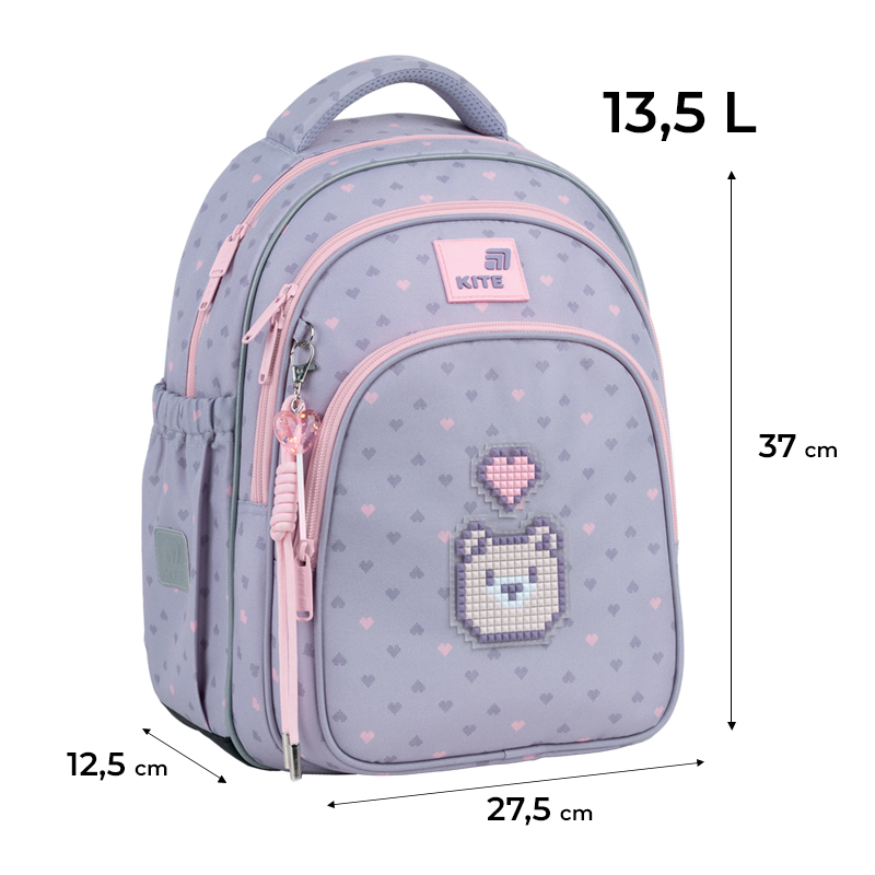 Рюкзак школьный Kite Education Pixel Love K26-763S-1
