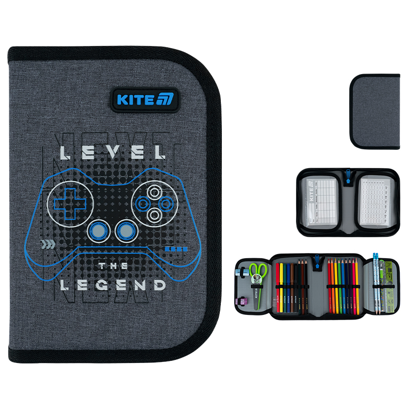 Penar echipat Kite Level UP K26-622H-6, 1 compartiment, 2 clapete