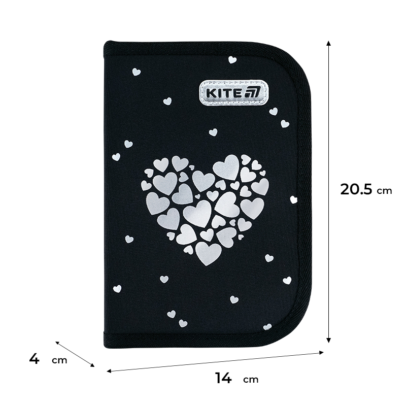 Penar fără accesorii Black&Silver K26-622-5, 1 compartiment, 2 clapete