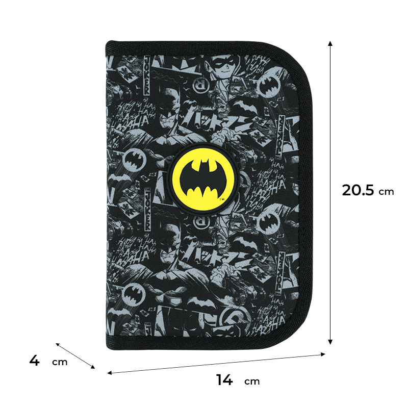 Пенал без наполнения DC Comics DC26-622, 1 отделение, 2 отворот