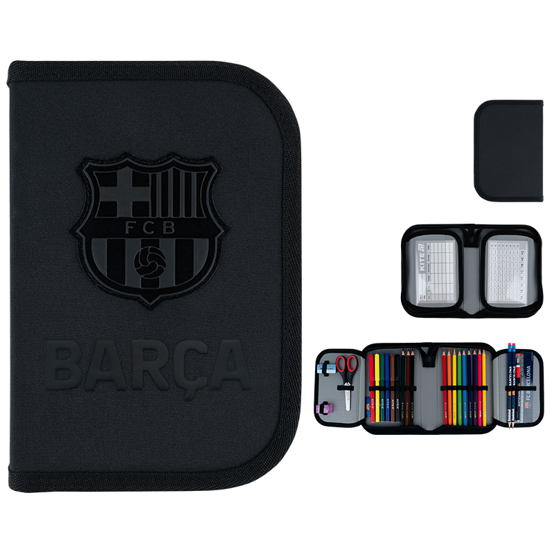 Penar echipat Kite FC Barcelona BC26-622H, 1 compartiment, 2 clapete