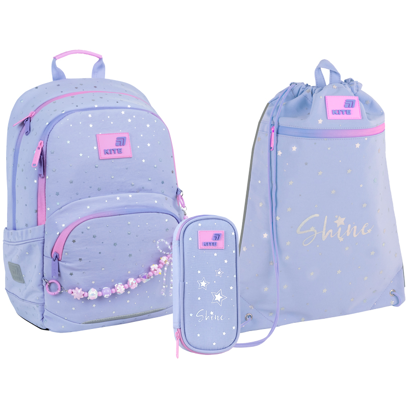 Школьный набор Kite Education Twinke, Star SET_K26-585M-1 (рюкзак, пенал, сумка)