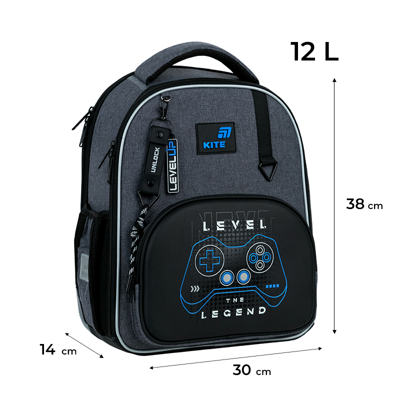 Рюкзак школьный каркасный Kite Education Level UP K26-556M-3