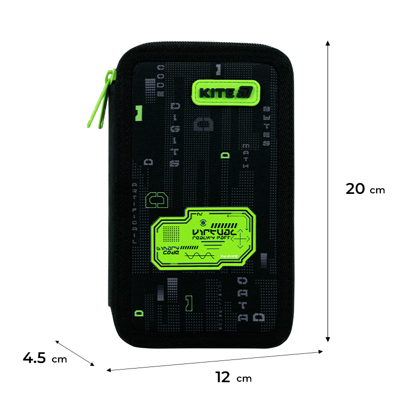 Пенал без наполнения Kite Digital K26-623-2, 2 отделения