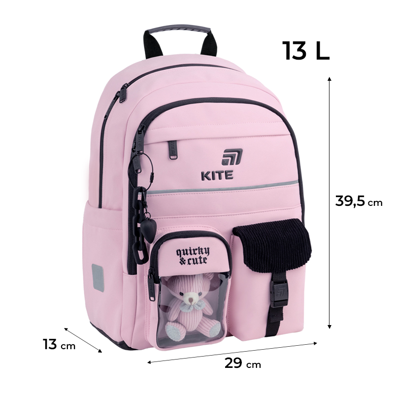 Рюкзак школьный Kite Education Quirky&Cute K26-584M-1