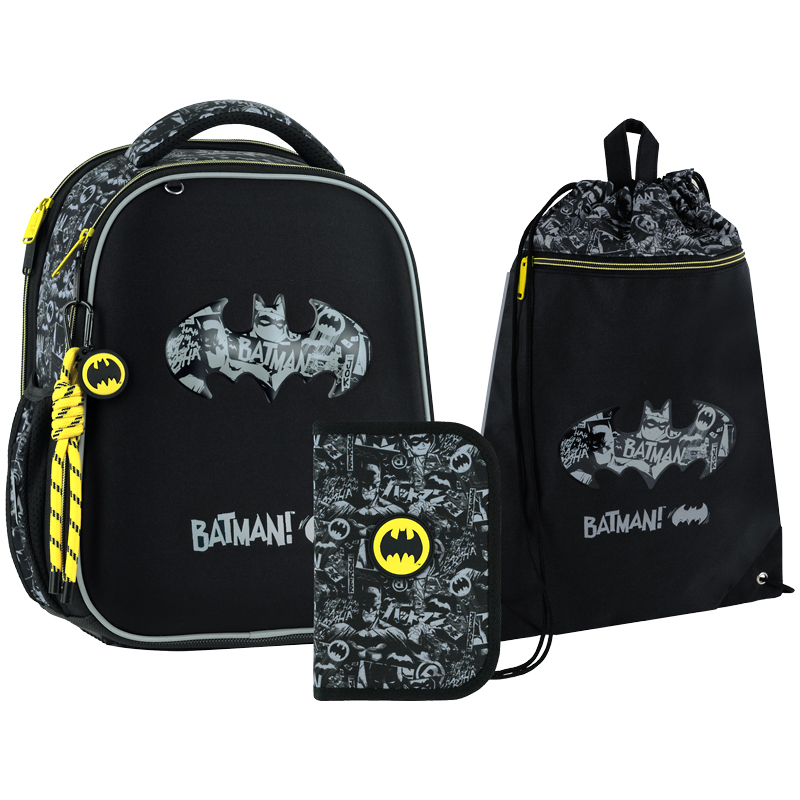 Школьный набор Kite Education DC Comics SET_DC26-555S (рюкзак, пенал, сумка)
